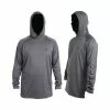 AFTCO Samurai Hooded Performance Long Sleeve Shirt (1st Gen) -Apparel Shop 414882 samurai hooded performance long sleeve shirt charcoal