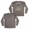 Salty Crew Tailed Tech Long Sleeve Shirt -Apparel Shop 443121 salty crew tailed tech shirt charcoal 1