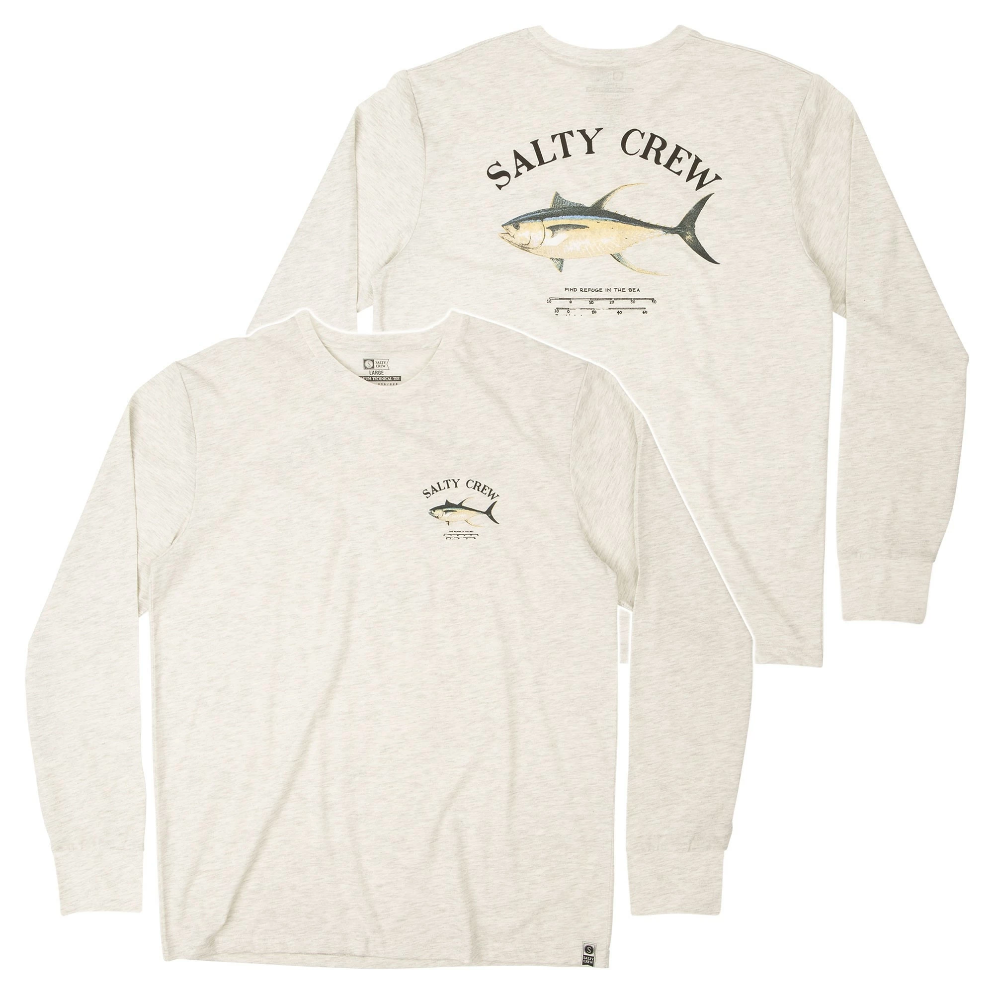 Salty Crew Ahi Mount Long Sleeve Tech Shirts 3 Salty Crew Ahi Mount Long Sleeve Tech Shirts