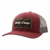 Salty Crew Marina Retro Trucker Snapback Hat -Apparel Shop 443359 salty crew marina retro trucker snapback hat burgundy gray 1