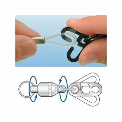 Diamond Fishing Products Diamond Escape-Proof Snap Swivels