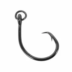 Mustad R39943NP-BN 4X Strong Demon Perfect Offset Circle Ringed Hooks