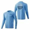 Huk Horizon Lines Pursuit Long Sleeve Shirt -Apparel Shop 910642 huk horizon lines pursuit long sleeve shirt dusk blue 4 1