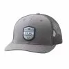 Huk Shield Trucker Hat -Apparel Shop 910651 huk shield trucker hat sharkskin 1