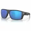 Costa Del Mar Diego Sunglasses -Apparel Shop costa del mar diego sunglasses matte gray blue mirror 580g three quarter view 1 1