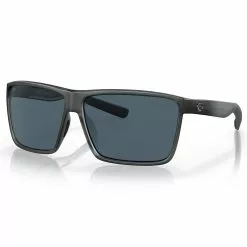 Costa Del Mar Rincon Sunglasses -Apparel Shop costa del mar rincon sunglasses matte smoke crystal gray 580p three quarter view