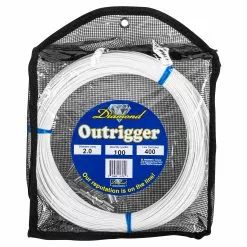 Diamond Fishing Products Diamond Outrigger Kits -Apparel Shop diamond outrigger kit white 100yd