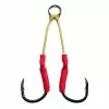 Eagle Claw TroKar TK23 Assist Hooks With Kevlar Cord 1 Eagle Claw TroKar TK23 Assist Hooks With Kevlar Cord -Apparel Shop eagle claw trokar tk23 assist hooks with kevlar cord