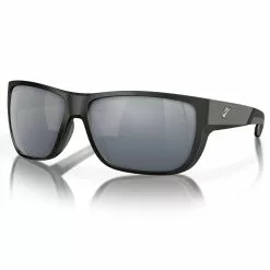 Fin-Nor 12/0 Sunglasses 16 Fin-Nor 12/0 Sunglasses -Apparel Shop fin nor 12 0 sunglasses matte black frame silver mirror lens angled