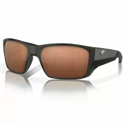 Fin-Nor Backdown Sunglasses -Apparel Shop fin nor backdown sunglasses matte black frame copper lens angled 1