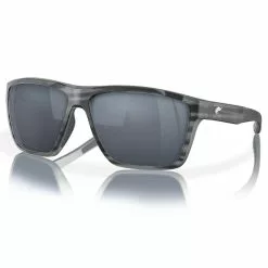 Fin-Nor Big Pine Sunglasses -Apparel Shop fin nor big pine sunglasses matte smoke stripe frame gray lens angled