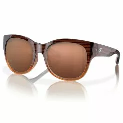 Fin-Nor Capitana Sunglasses -Apparel Shop fin nor capitana sunglasses honey ripple fade frame copper lens angled