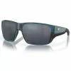 Fin-Nor Cleat Sunglasses 1 Fin-Nor Cleat Sunglasses -Apparel Shop fin nor cleat sunglasses matte blue wave frame gray lens angled 2