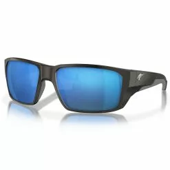 Fin-Nor Flybridge Sunglasses 16 Fin-Nor Flybridge Sunglasses -Apparel Shop fin nor flybridge sunglasses matte black frame blue mirror lens angled