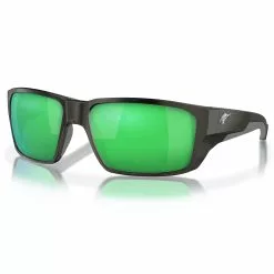 Fin-Nor Flybridge Sunglasses 17 Fin-Nor Flybridge Sunglasses -Apparel Shop fin nor flybridge sunglasses matte black frame green mirror lens angled