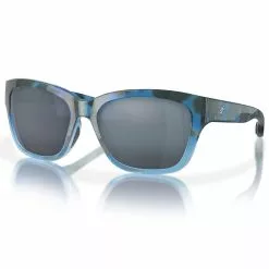 Fin-Nor Mordida Sunglasses -Apparel Shop fin nor mordida sunglasses blue gray stomy tort frame gray lens angled