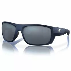 Fin-Nor Pinder Sunglasses 17 Fin-Nor Pinder Sunglasses -Apparel Shop fin nor pinder sunglasses matte dark blue frame gray lens angled 1