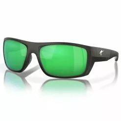Fin-Nor Pinder Sunglasses 16 Fin-Nor Pinder Sunglasses -Apparel Shop fin nor pinder sunglasses soft matte black frame green mirror lens angled
