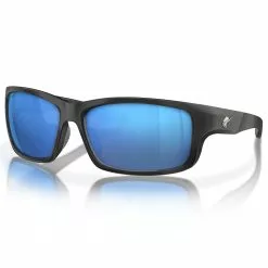 Fin-Nor RT Sunglasses 15 Fin-Nor RT Sunglasses -Apparel Shop fin nor rt sunglasses matte black frame blue mirror lens angled