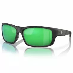 Fin-Nor RT Sunglasses 16 Fin-Nor RT Sunglasses -Apparel Shop fin nor rt sunglasses matte black frame green mirror lens angled