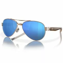 Fin-Nor Surf Candy Sunglasses 15 Fin-Nor Surf Candy Sunglasses -Apparel Shop fin nor surf candy sunglasses rose gold brown amber stripe frame blue mirror lens lens 1