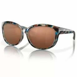 Fin-Nor Tillies Bank Sunglasses -Apparel Shop fin nor tillies bank sunglasses flats pool tort frame copper lens angled 1