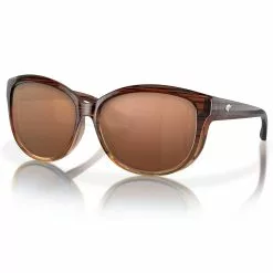 Fin-Nor Tillies Bank Sunglasses -Apparel Shop fin nor tillies bank sunglasses honey ripple fade frame copper lens angled 1