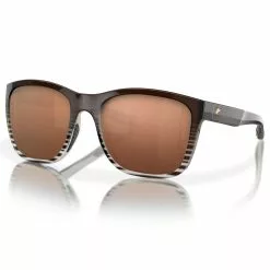 Fin-Nor Tilloo Sunglasses -Apparel Shop fin nor tilloo sunglasses maple stripe fade frame copper lens angled 1