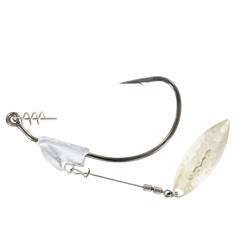 Owner Hooks Owner Flashy Swimmer Silver WillowLeaf Hooks 3 Owner Hooks Owner Flashy Swimmer Silver WillowLeaf Hooks