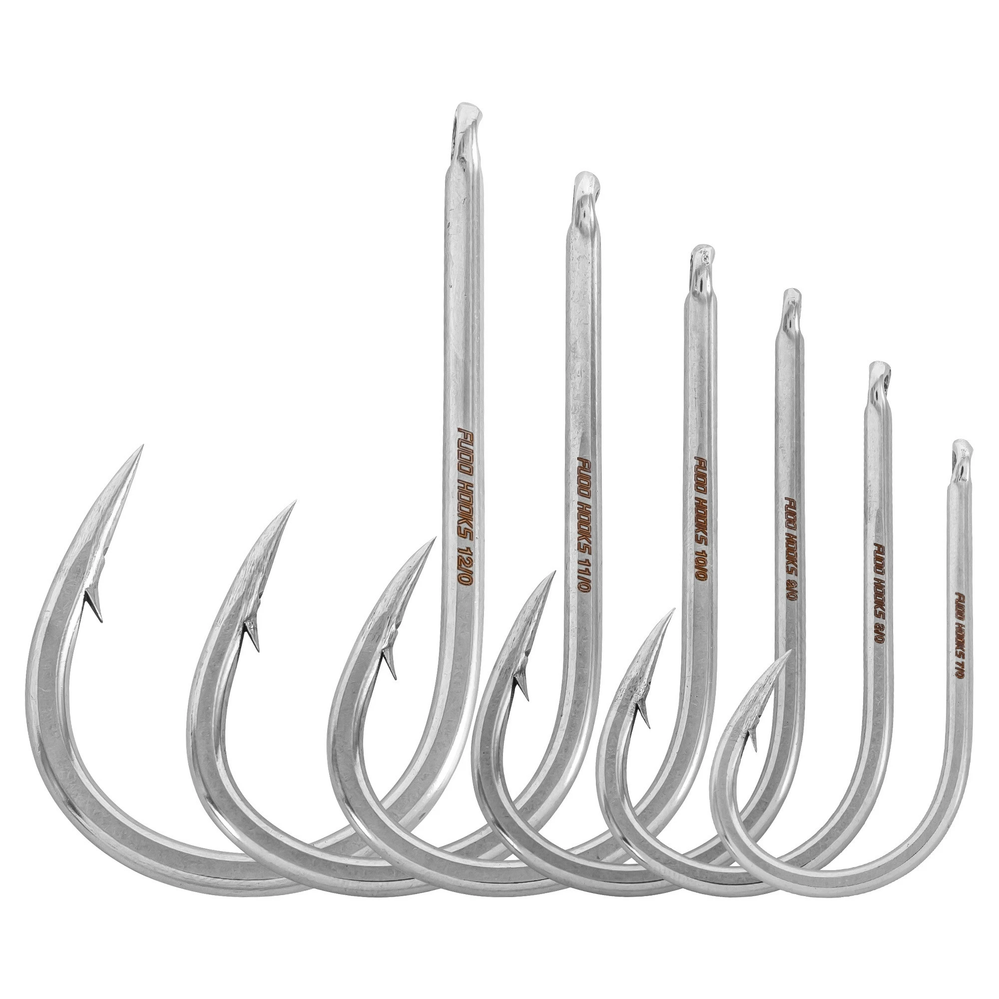 FUDO Hooks FUDO "Pa'a" Curved Needle Eye Hooks 3 FUDO Hooks FUDO "Pa'a" Curved Needle Eye Hooks