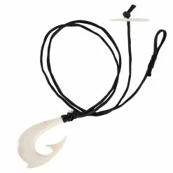 Gary Eoff Hand Carved Ivory Fish Hook Necklaces 10 Gary Eoff Hand Carved Ivory Fish Hook Necklaces -Apparel Shop hand carved ivory fish hook necklaces large