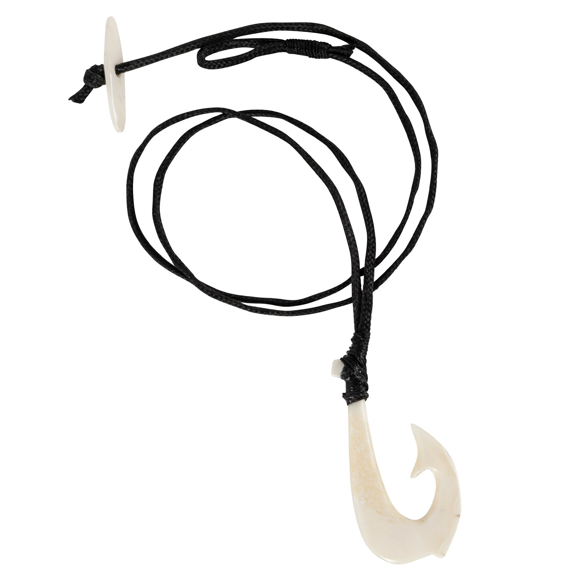 Gary Eoff Hand Carved Ivory Fish Hook Necklaces 5 Gary Eoff Hand Carved Ivory Fish Hook Necklaces - Image 3