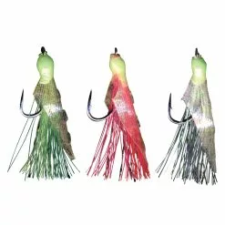 Hayabusa Sabiki S-506E Bait Rigs - Mix Flasher Mackerel Skin - Aurora Finish