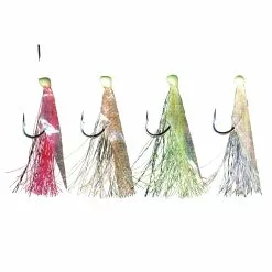 Hayabusa Sabiki S-507E Bait Rigs - Mix Flasher Mackerel Fish Skin - Aurora Finish