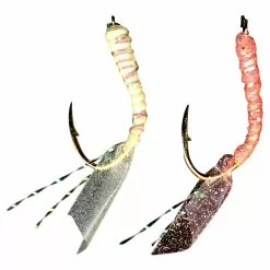 Hayabusa Sabiki EX001 Bait Rigs - Mix Shrimp - Glow Finish