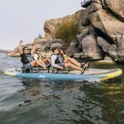 Hobie Kayaks Hobie Mirage ITrek Fiesta Inflatable Pedal Kayaks -Apparel Shop hobie fiesta inflatable field shot 2 template 2