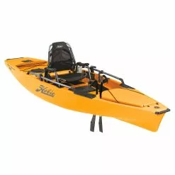 Hobie Kayaks Hobie Mirage Pro Angler 14 Pedal Kayak 9 Hobie Kayaks Hobie Mirage Pro Angler 14 Pedal Kayak -Apparel Shop hobie mirage pro angler 14 papaya 3 quarter view kayak