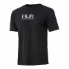 Huk Performance Fishing T-shirts -Apparel Shop huk performance fishing tee black 4