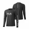 Huk Vented Pursuit Long Sleeve Shirts -Apparel Shop huk vented pursuit long sleeve volcanic ash template