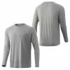 Huk Waypoint Long Sleeve Shirt (Previous Gen) 2 Huk Waypoint Long Sleeve Shirt (Previous Gen) -Apparel Shop huk waypoint long sleeve shirt gray 5