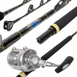 Melton Tackle Kona/Penn International All Roller Stand-Up Trolling Combos -Apparel Shop melton tackle kona rod and penn international 50visw stand up trolling rod reel combo silver 1