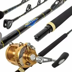 Melton Tackle Kona/Penn International All Roller Stand-Up Trolling Combos -Apparel Shop melton tackle kona rod and penn international 70vis stand up trolling rod reel combo gold