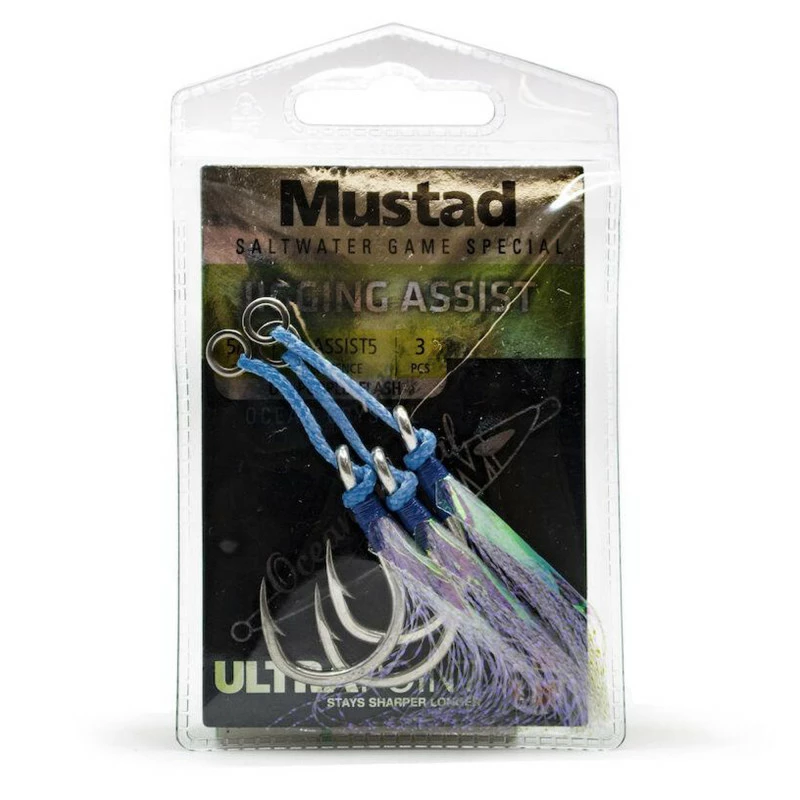 Mustad J-Assist 5 Assist Hooks 3 Mustad J-Assist 5 Assist Hooks