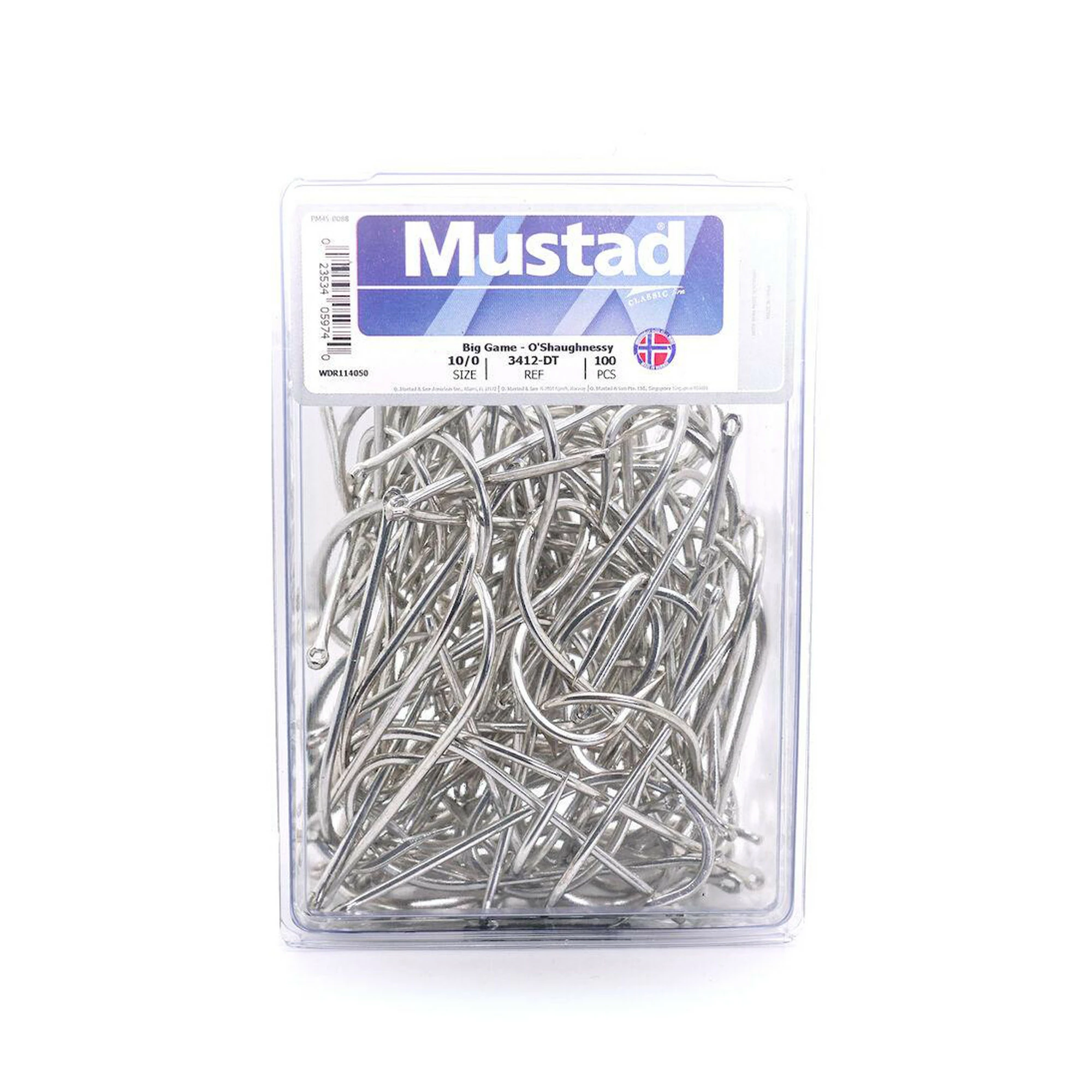 Mustad 3412-DT O'Shaughnessy Needle Eye "Cedar Plug" Hooks 3 Mustad 3412-DT O'Shaughnessy Needle Eye "Cedar Plug" Hooks
