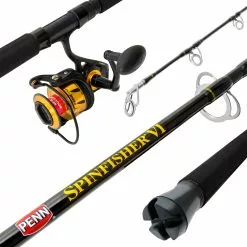 Apparel Shop -Apparel Shop penn spinfisher vi spinning rod reel combo 661jg ssvi6500 rubber gimbal handle