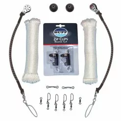 Rupp Marine Outrigger Complete Rigging Kits 17 Rupp Marine Outrigger Complete Rigging Kits -Apparel Shop rupp marine outrigger single rigging kit nylon zip clip