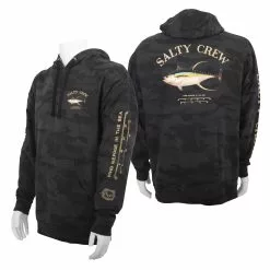 Salty Crew Ahi Mount Hooded Fleece -Apparel Shop salty crew ahi mount hoodie black camo image 5