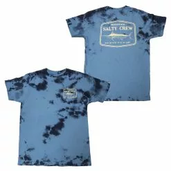 Salty Crew Stealth Tie Dye Premium T-Shirts -Apparel Shop salty crew tie dye t shirt blue template 3