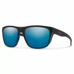 SMITH OPTICS Smith Barra Sunglasses -Apparel Shop smith barra sunglasses matte black frame chromapop polarized blue mirror lens