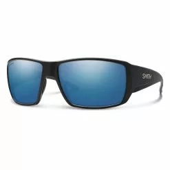 SMITH OPTICS Smith Guide's Choice Sunglasses -Apparel Shop smith guides choice matte black frame glass polarized blue
